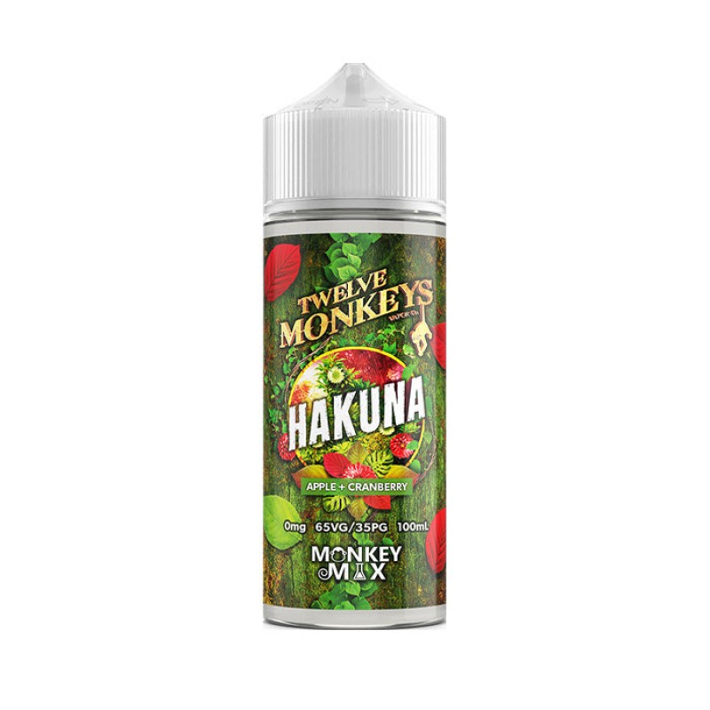 Twelve Monkeys Hakuna 100ml Shortfill E-Liquid