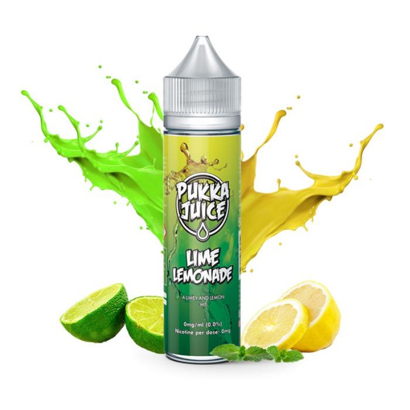 Pukka Juice - Lime Lemonade 50ml Short Fill E-Liqu...