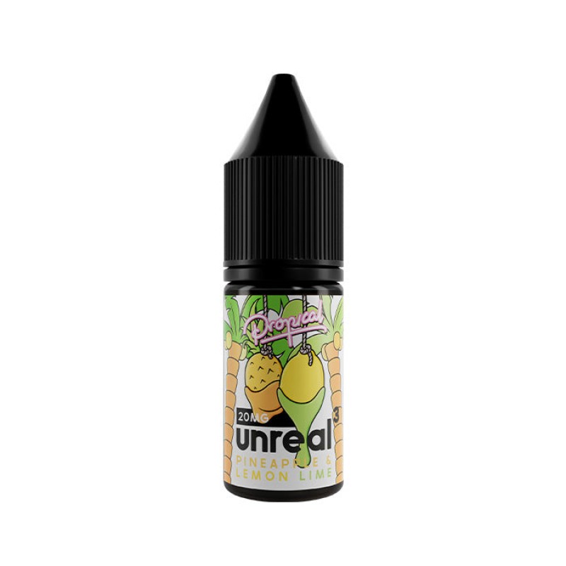 Unreal 3 Pineapple & Lemon Lime 10ml Nic Salt ...