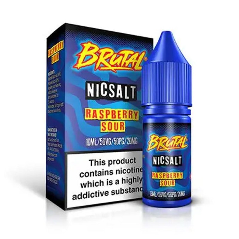 Brutal Raspberry Sour 10ml Nic Salt E-Liquid