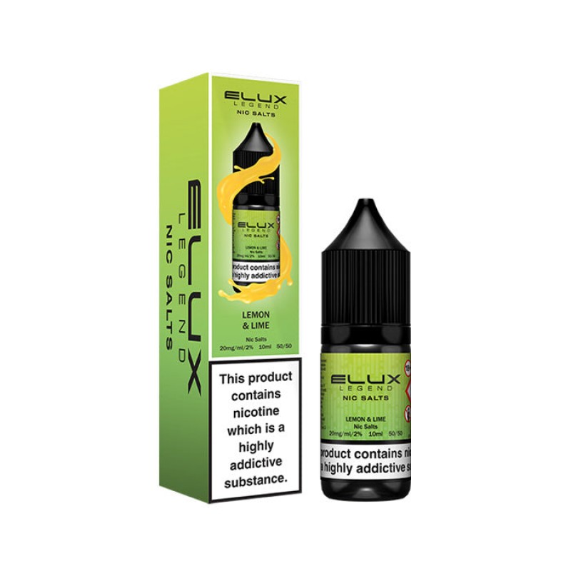 Elux Legend Lemon & Lime 10ml Nic Salt E-Liqui...