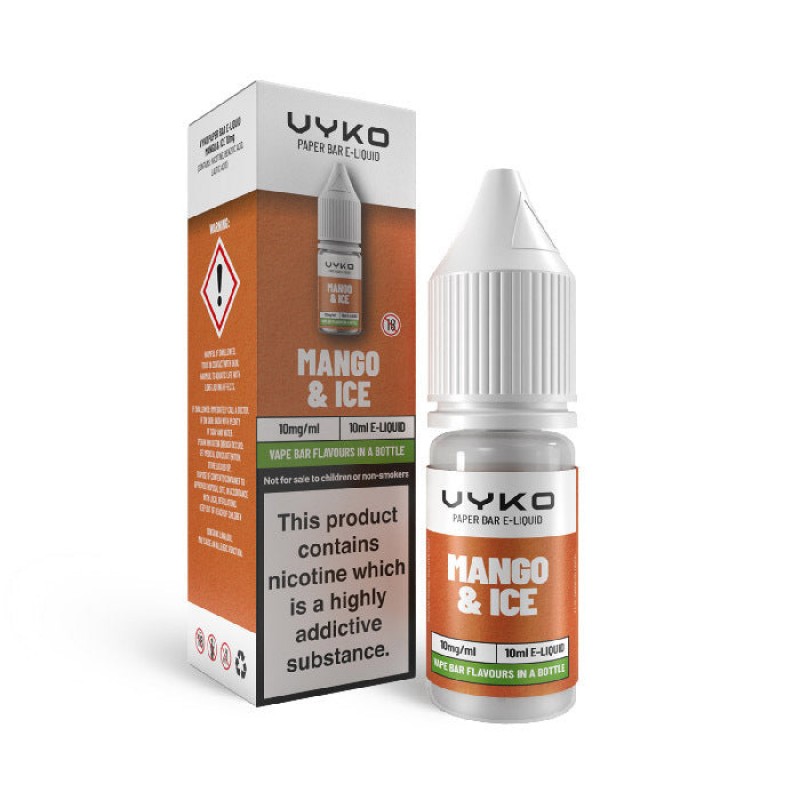 VYKO Bar Mango & Ice 10ml Nicotine Salt E-Liqu...