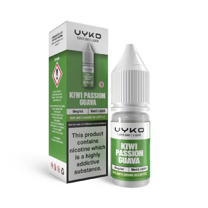 VYKO Bar Kiwi Passion Guava 10ml Nicotine Salt E-L...