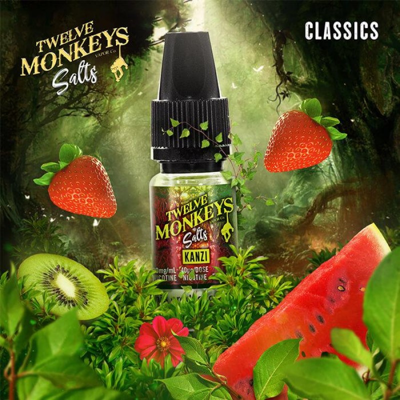 Twelve Monkeys Salts Kanzi | Vape Juice | Next Day Delivery