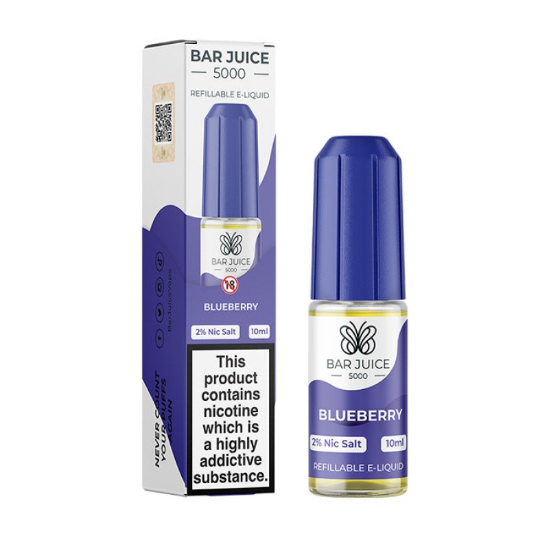 Bar Juice Blueberry Nicotine Salt E-Liquid