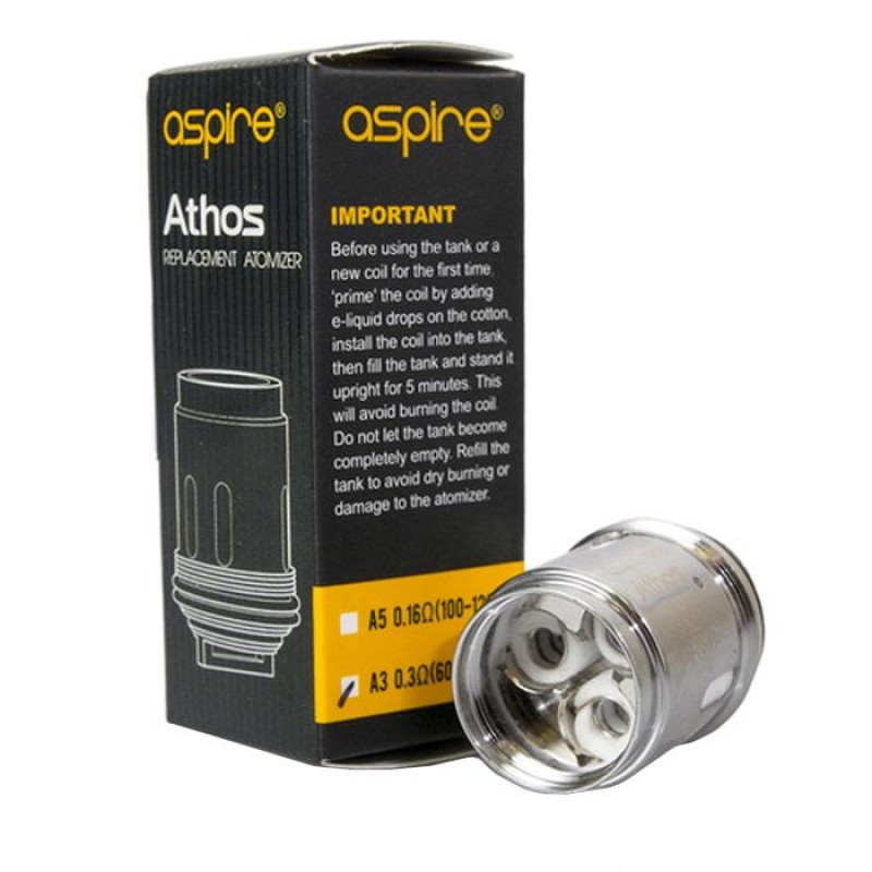 Aspire Athos A1/A3/A5 Replacement Coils | Pack of 5