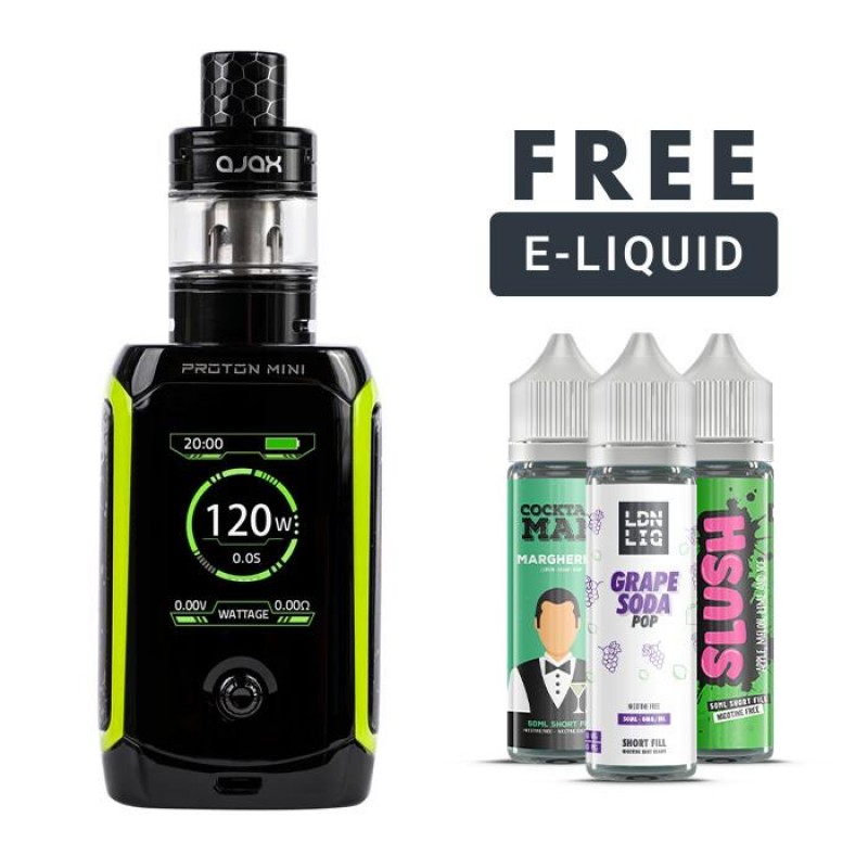 Innokin Proton Mini Ajax Kit |Free 50ml E-Liquid & UK Delivery