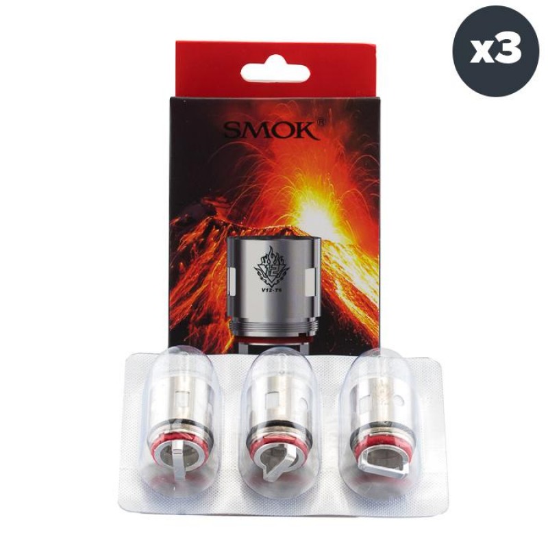 Smok TFV12 V12-T6 Atomizer Head (Pack of 3)