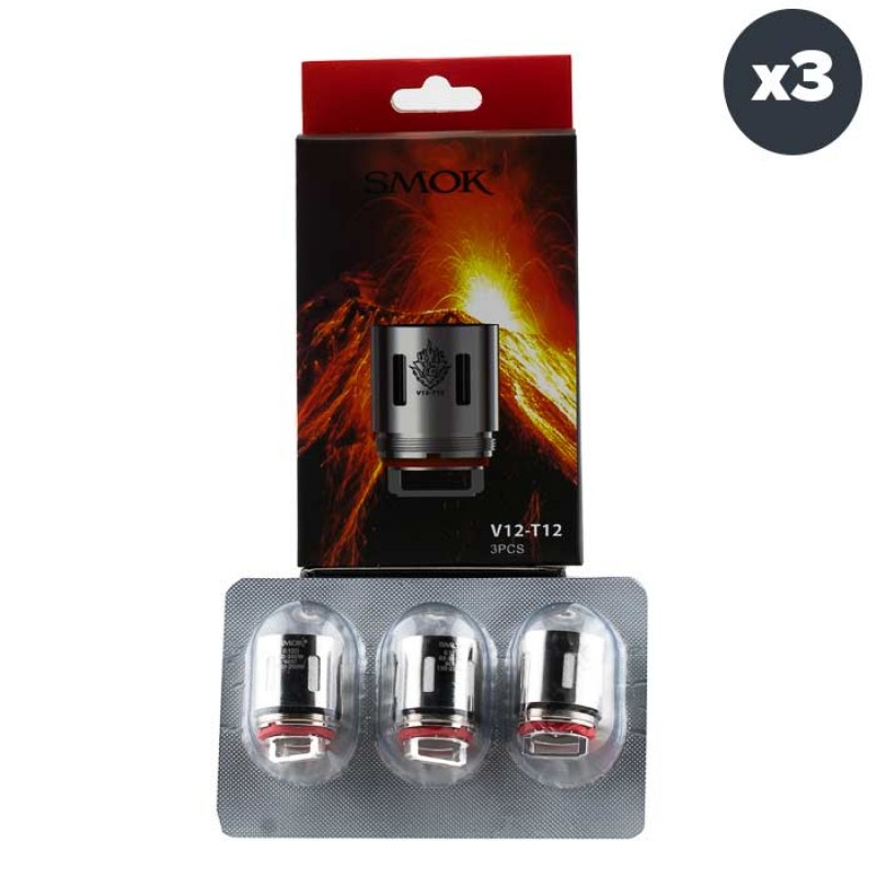 Smok TFV12 V12-T12 Atomizer Heads (Pack of 3)