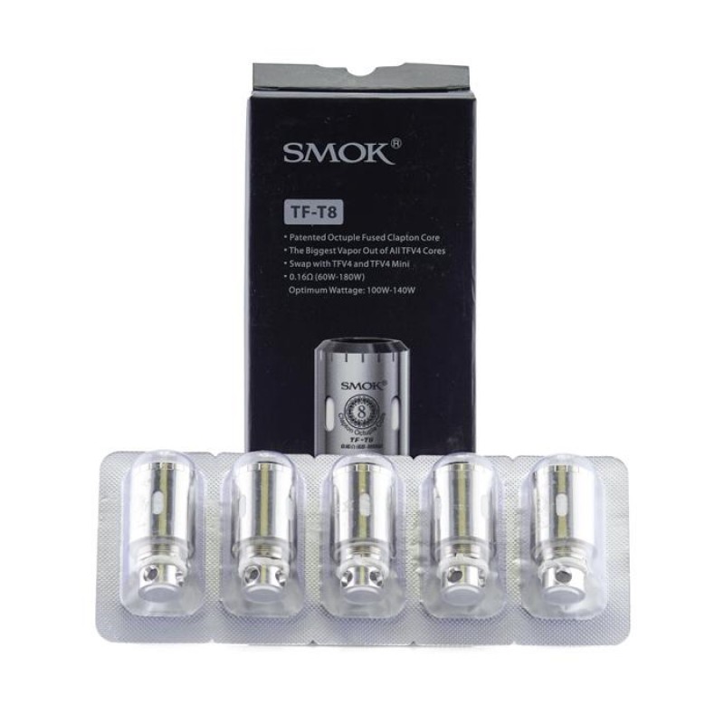 Smok TFV4 TF-T8 Atomizer Coils (5 Pack)