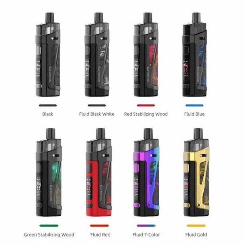 Smok Scar-P3 Pod Kit - 2000mAh Built In Battery - Free E-Liquid