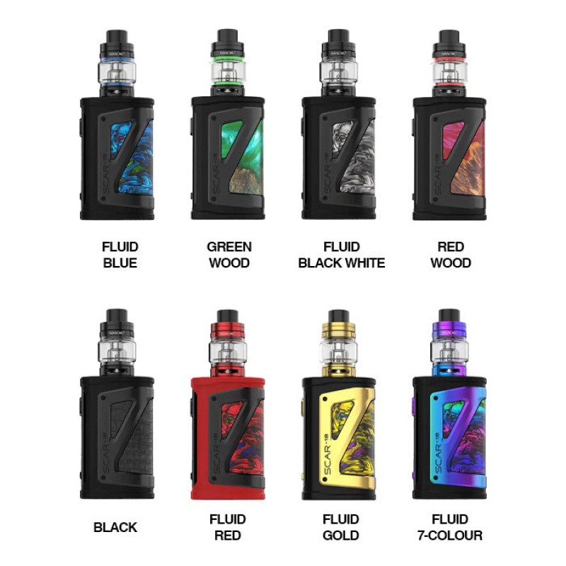 Smok Scar-18 Vape Kit - 230W Kit With TFV9 Vape Tank - Free E-Liquid