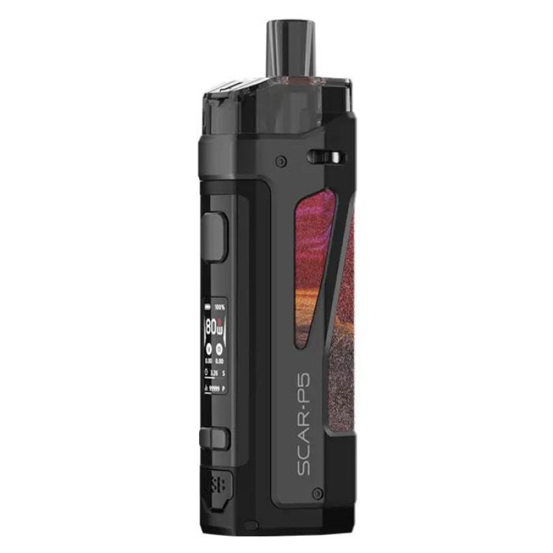 Smok Scar-P5 Pod Kit - Single 18650 Device - Free E-Liquid