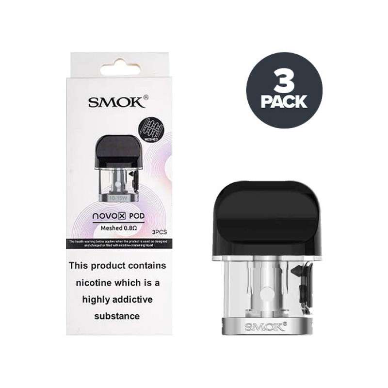 Smok Novo X Replacement Pods | 3 Pack