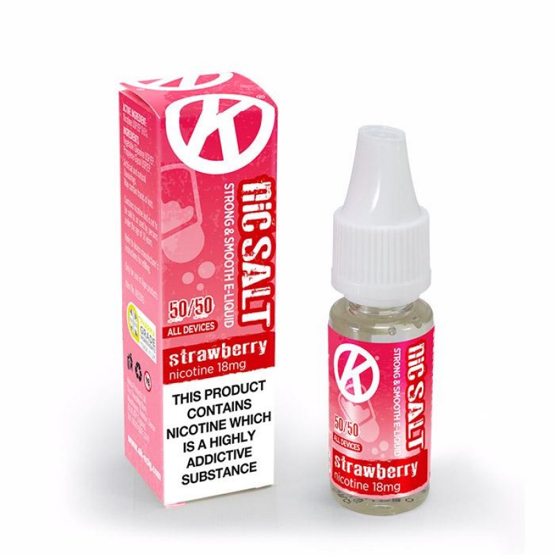 OK Nic Salt 10ml E-Liquid - Strawberry