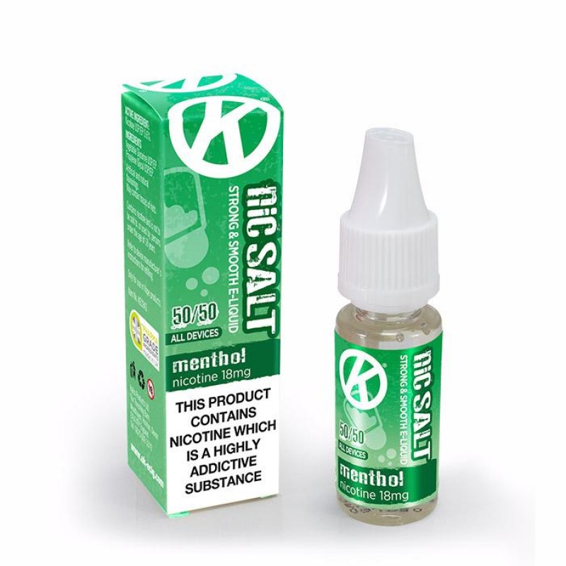 OK Nic Salt 10ml E-Liquid - Menthol