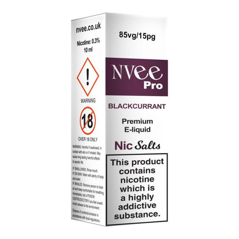 NVee Pro - Blackcurrant 10ml E-Liquid | FREE DELIVERY