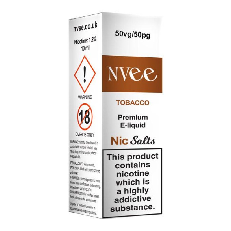 NVee - Tobacco 10ml E-Liquid | FREE DELIVERY