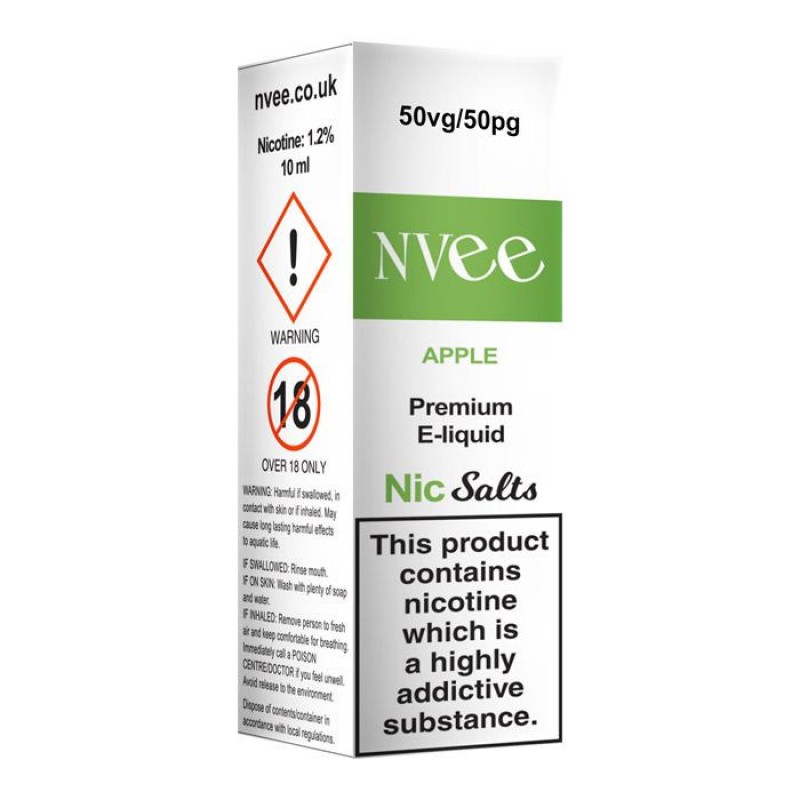 NVee - Apple 10ml E-Liquid | FREE DELIVERY