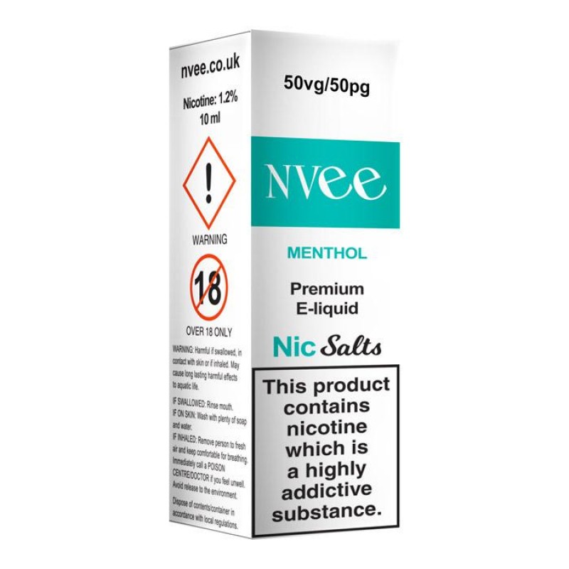 NVee - Menthol 10ml E-Liquid | FREE DELIVERY