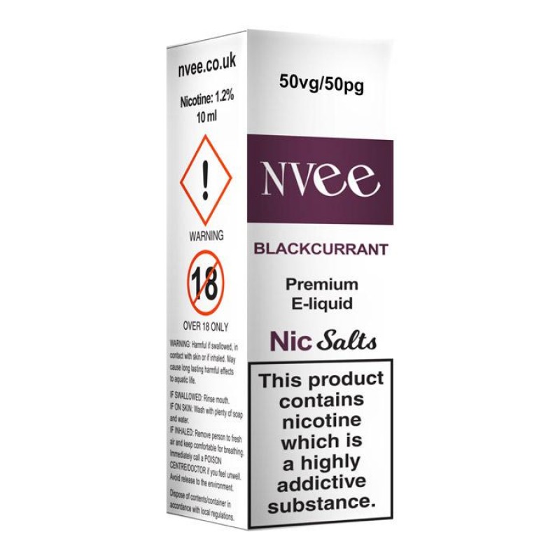 NVee - Blackcurrant 10ml E-Liquid | FREE DELIVERY