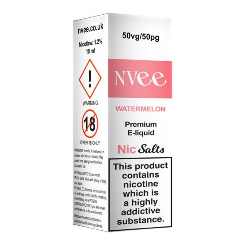 NVee - Watermelon 10ml E-Liquid | FREE DELIVERY