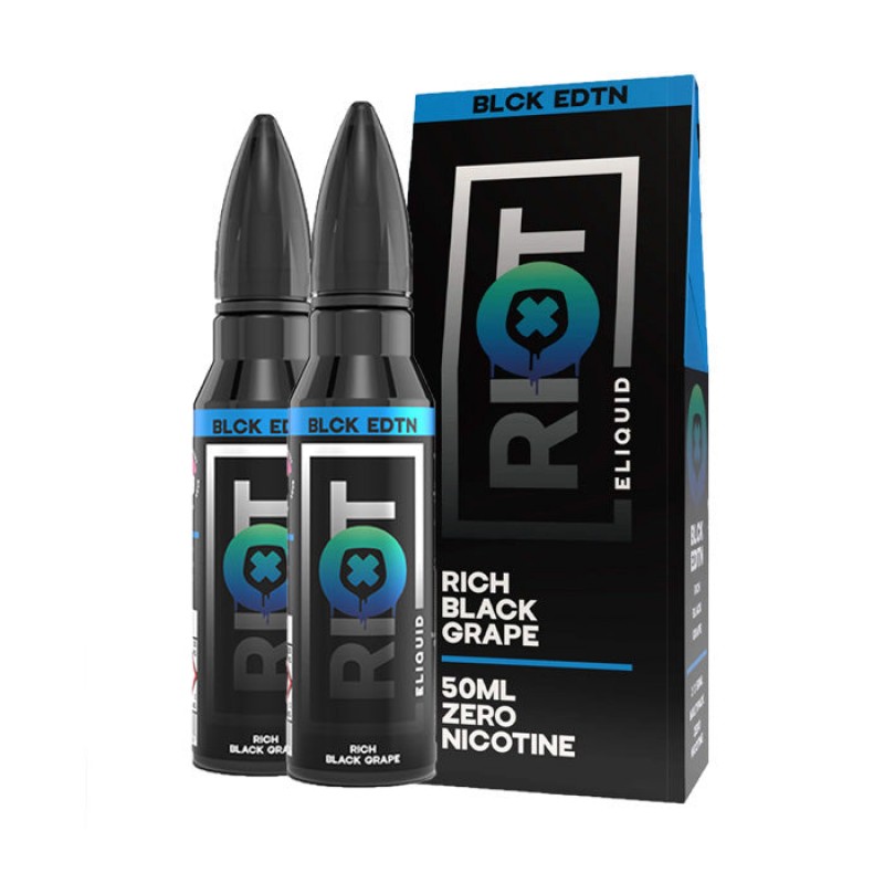 Riot Squad Black Edition Rich Black Grape | 2 x 50ml