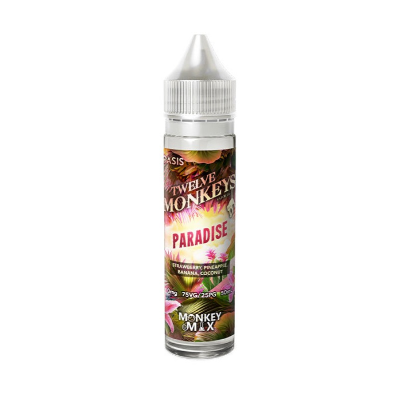 Twelve Monkeys Oasis Paradise 50ml Shortfill E-Liquid