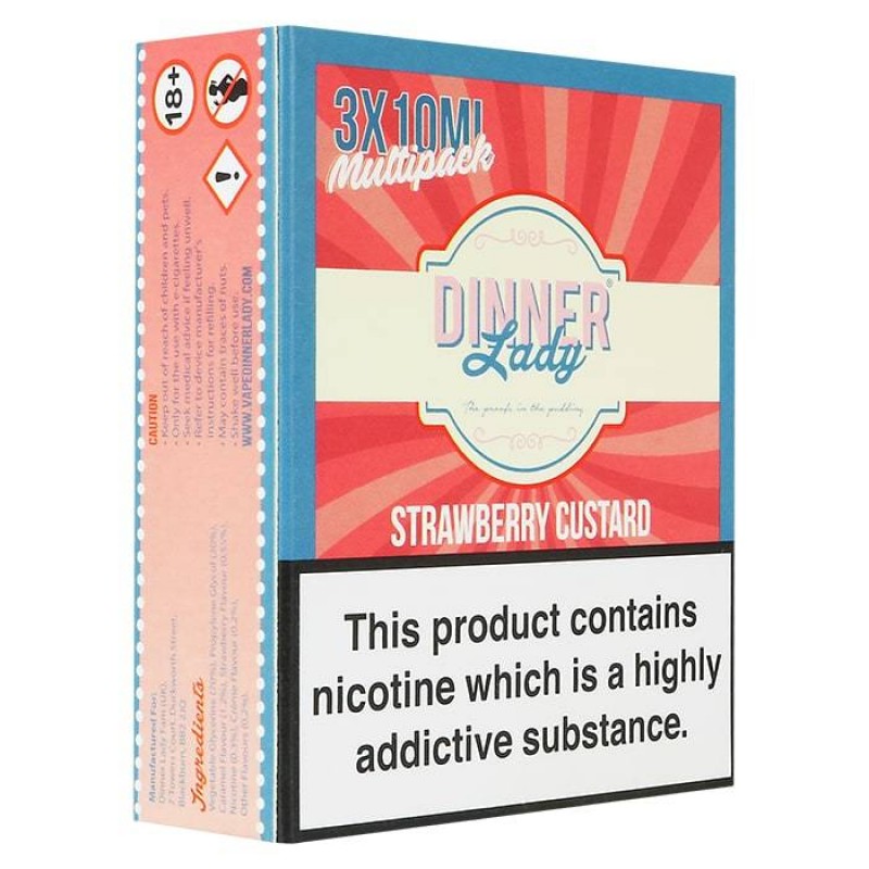 Strawberry Custard by Dinner Lady E-Liquid