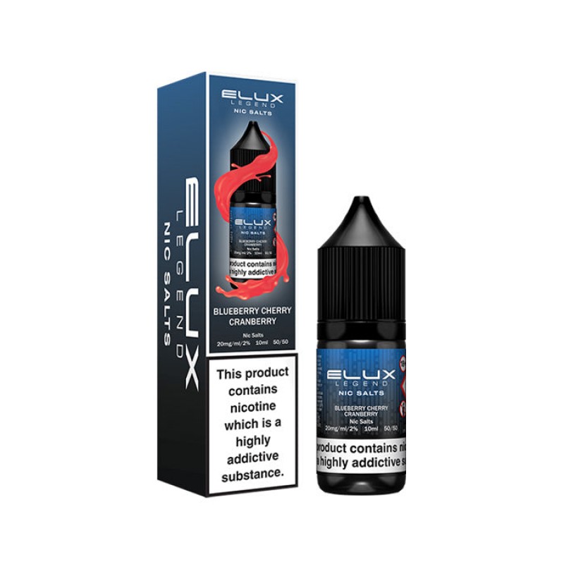 Elux Legend Blueberry Cherry Cranberry 10ml Nic Sa...