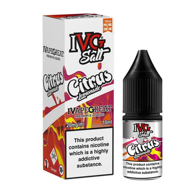 IVG Citrus Lemonade 10ml Nicotine Salt E-Liquid