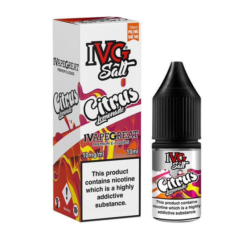 IVG Citrus Lemonade 10ml Nicotine Salt E-Liquid