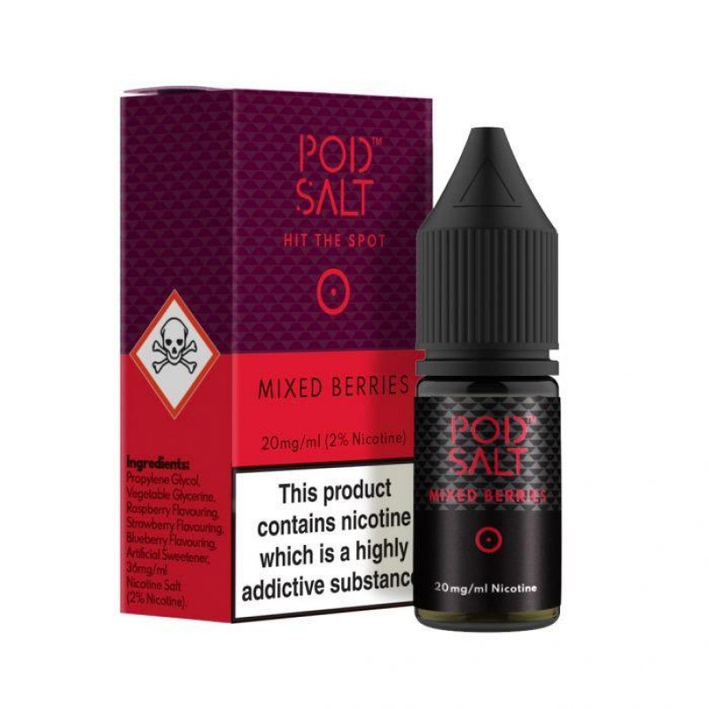 Pod Salt Mixed Berries Ice 10ml Nicotine Salt E-Li...