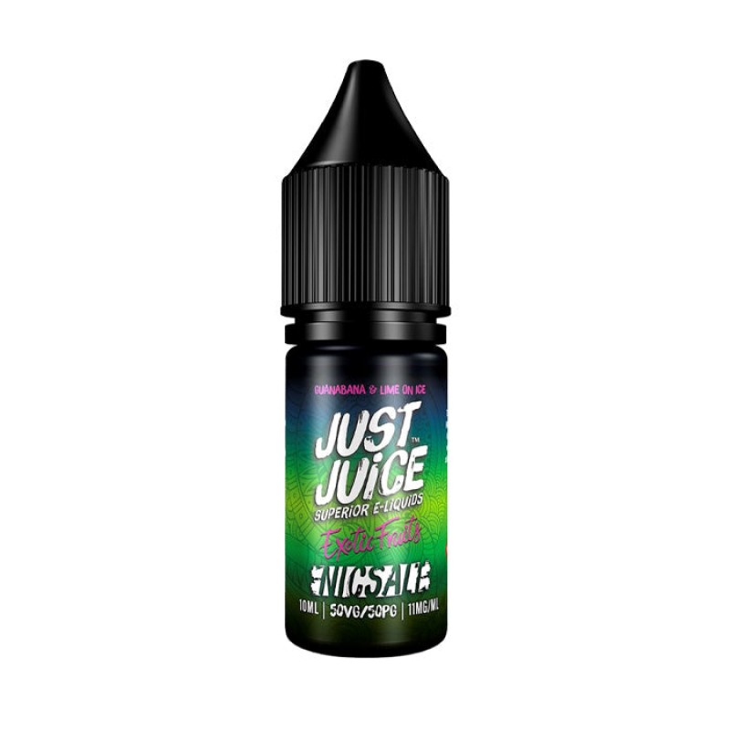 Just Juice Exotic Fruits Guanabana & Lime On Ice | 10ml Nic Salt