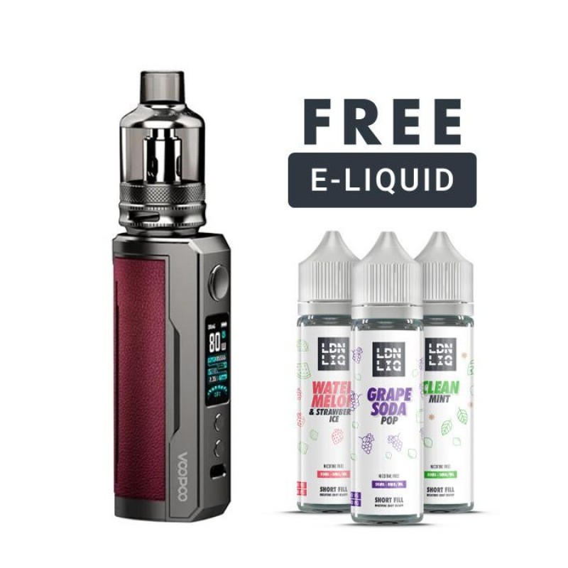 VooPoo Drag X Plus Kit | Free E-Liquid & UK Delivery