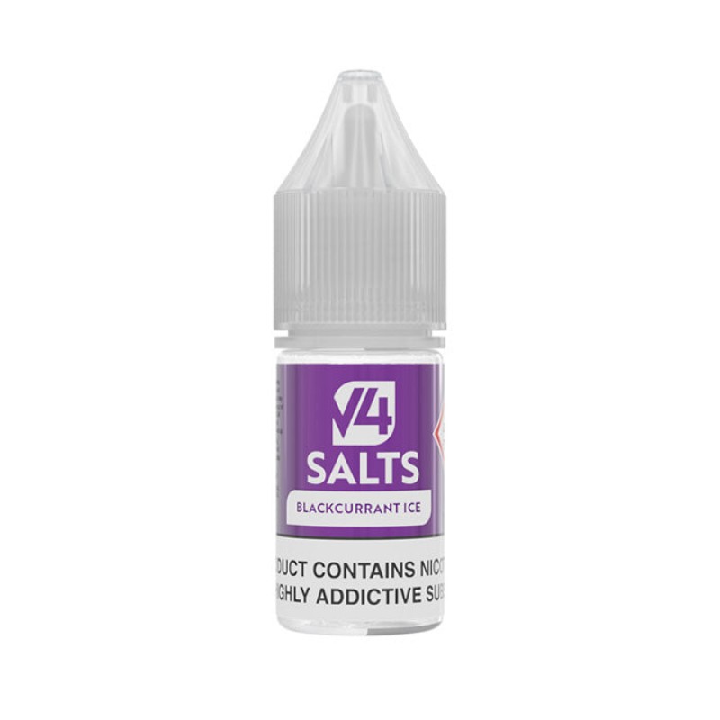 V4 Blackcurrant Ice 10ml Nic Salt E-Liquid