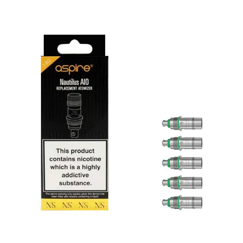 Aspire Nautilus AIO Replacement Coils | 5 Pack