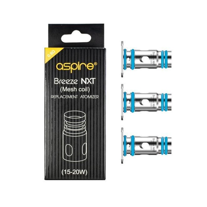 Aspire Breeze NXT 0.8 ohm Mesh Coils | Pack of 3