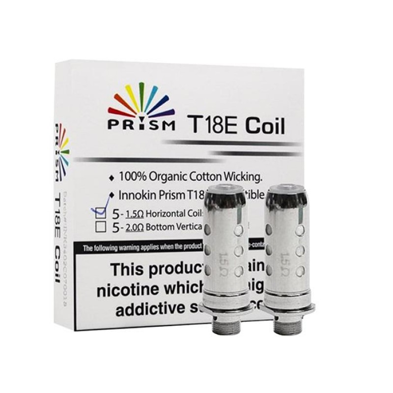 Innokin Prism T-18E Replacement Coils 1.5ohm (5 pa...