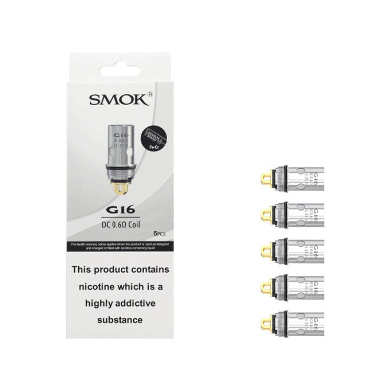Smok G16 Replacement Coils | 5 Pack