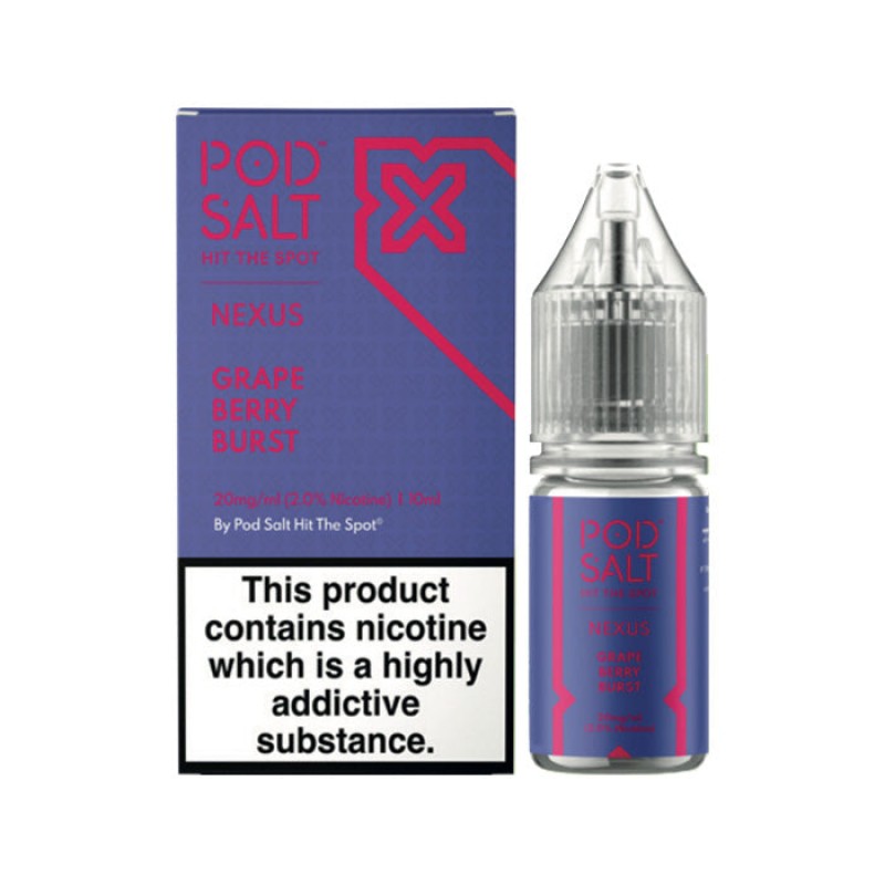 Nexus Grape Berry Burst 10ml Nic Salt E-Liquid