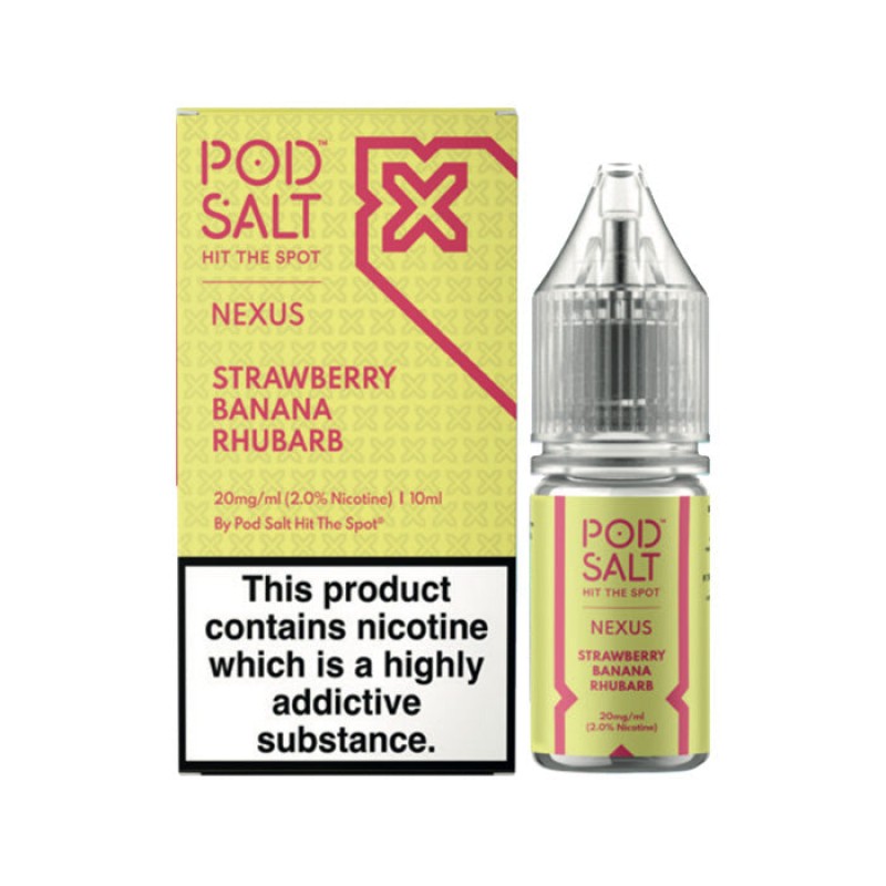 Nexus Strawberry Banana Rhubarb 10ml Nic Salt E-Liquid