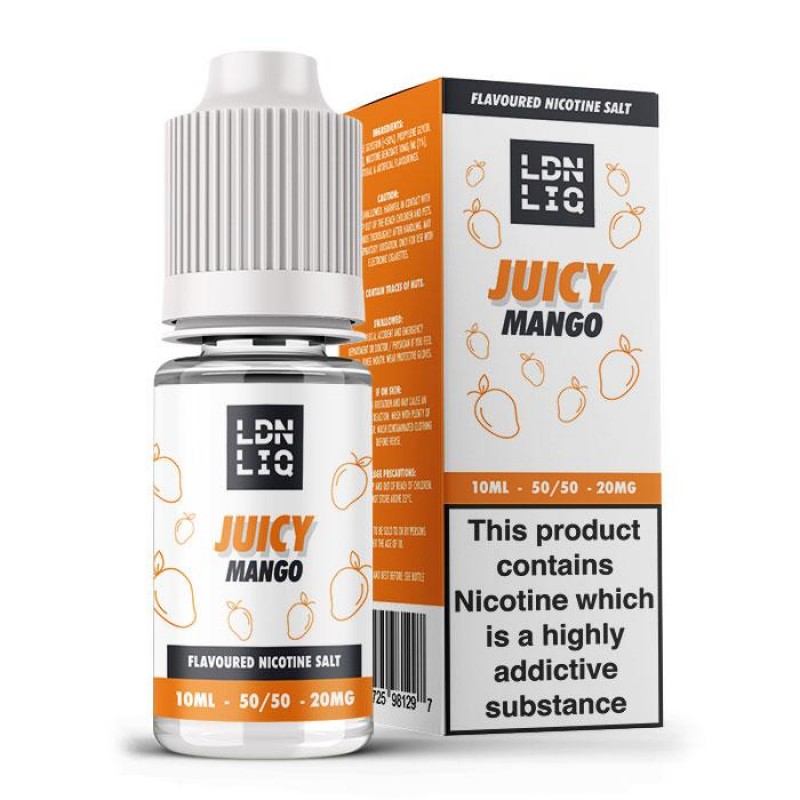 LDN LIQ Nic Salts Juicy Mango 10ml E-Liquid