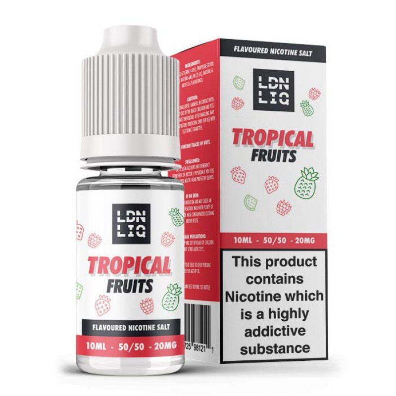 LDN LIQ Nic Salts Tropical Fruits 10ml E-Liquid