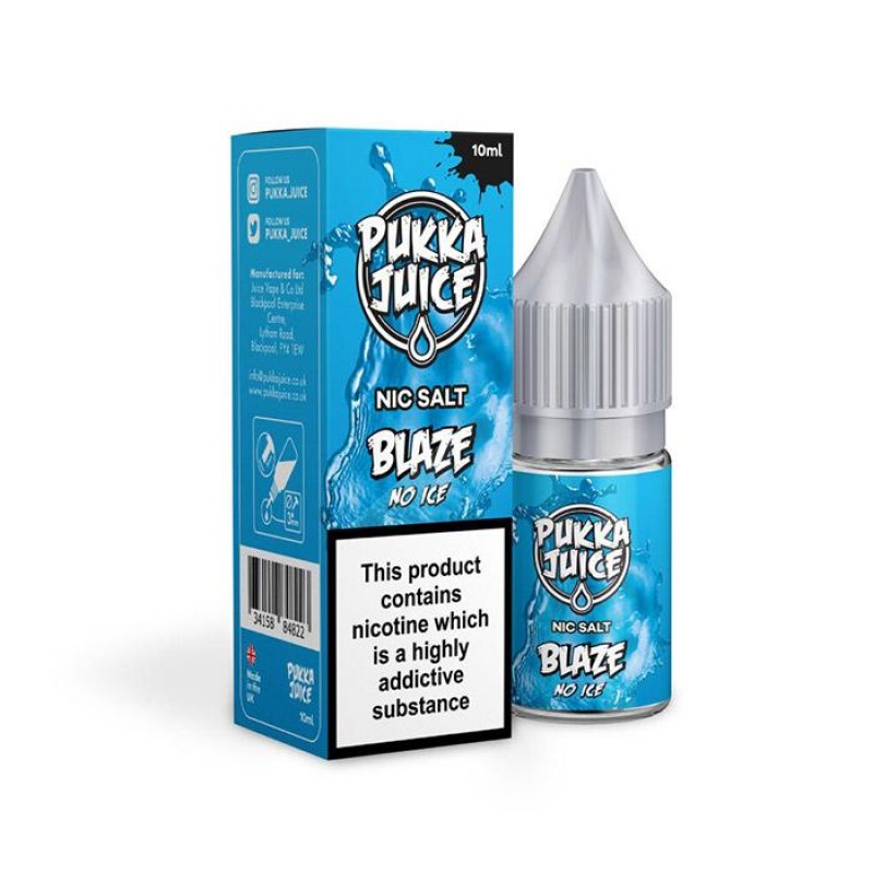 Pukka Juice Blaze No Ice 10ml Nicotine Salt E-Liquid