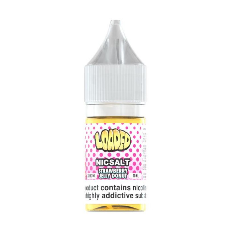 Loaded Strawberry Jelly Donut 10ml Nic Salt E-Liqu...