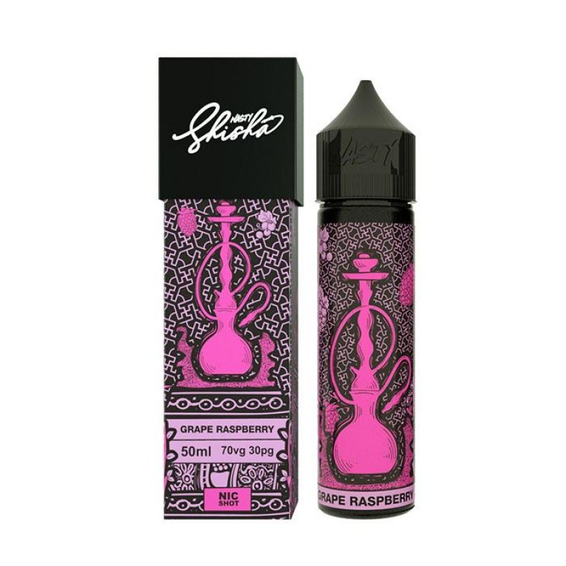 Nasty Juice Shisha Series Grape Raspberry 50ml Short Fill E-Liquid