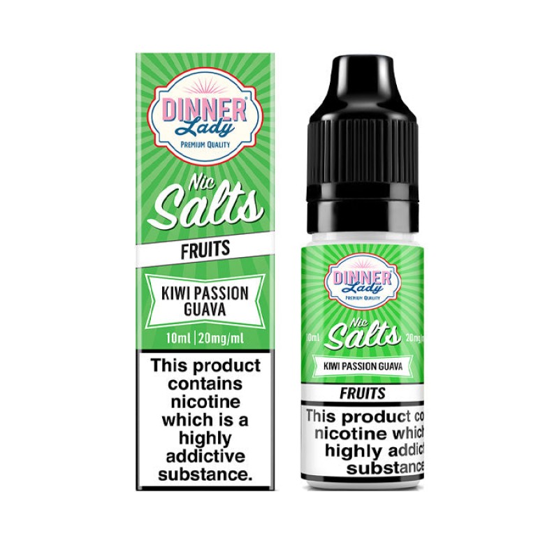 Dinner Lady Kiwi Passion Guava 10ml Nic Salt E-Liq...