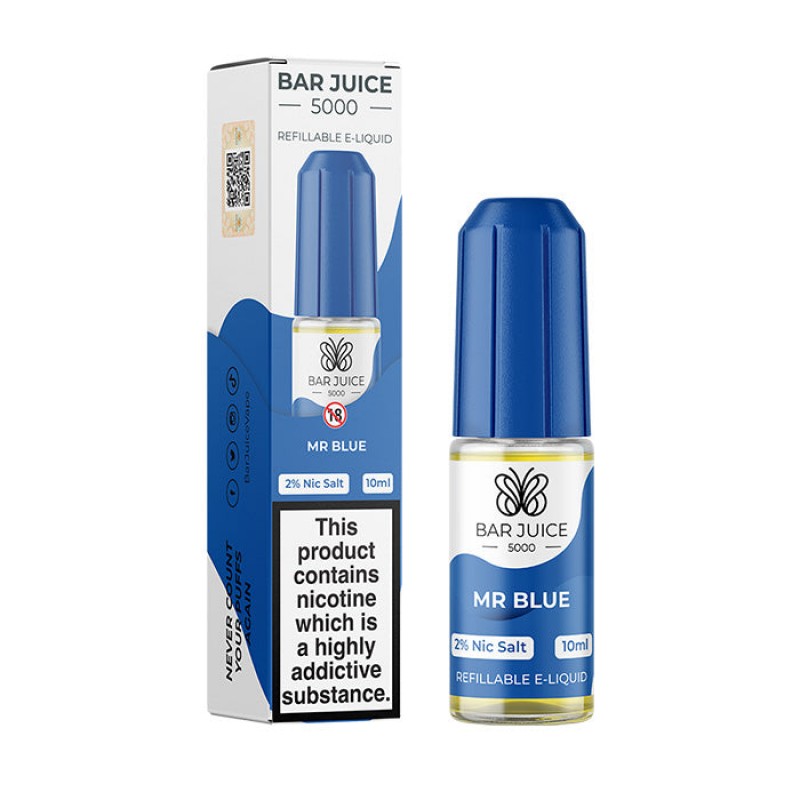 Bar Juice Mr Blue Nicotine Salt E-Liquid