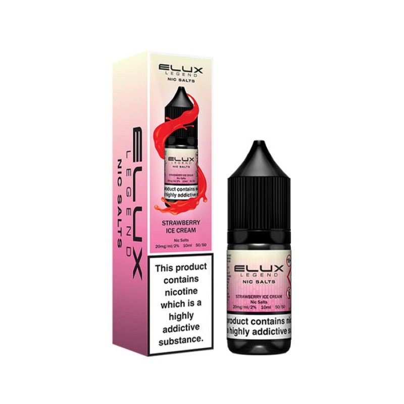 Elux Legend Strawberry Ice Cream 10ml Nic Salt E-L...